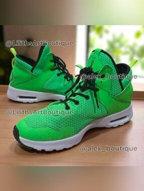 Zumba Air Classic Remix Neon Green Mid Top Sneakers Unisex 8.5 (F020)